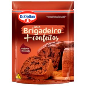Mistura para Bolo Sabor Brigadeiro com Confeito Dr Oetker 30g