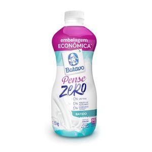 Iogurte Desnatado Mel Zero Lactose Batavo Pense Zero Garrafa 1,15kg Embalagem Econômica
