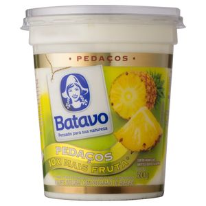 Iogurte Integral Abacaxi Batavo Pedaços 500g