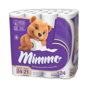Papel Higiênico Folha Dupla Neutro Mimmo C24 30m
