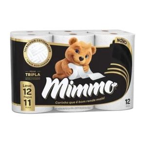 Papel Higiênico Folha Simples Neutro Mimmo C12 20m