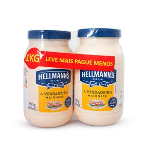 Pack Maionese Hellmann's Pote 1kg 2 Unidades