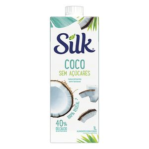 Bebida Vegetal Silk Sem Açúcar Coco Tetra Pak 1L