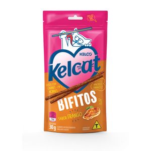 Petisco Kelcat Bifitos Frango 30g
