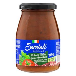 Molho de Tomate Ervas Aromáticas Sacciali 340g