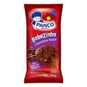 Bolinho Panco Bebezinho Recheado de Chocolate Suíço 70g