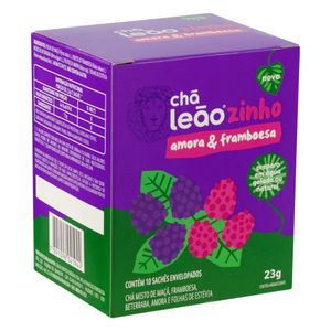 Chá Amora e Framboesa Leãozinho 23g 10 Unidades