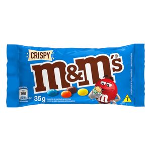 Confeito de Chocolate ao Leite MeM's Crispy Pacote 35g