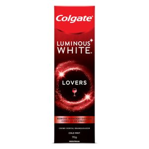 Creme Dental Branqueador Cold Mint Colgate Luminous White Lovers 70g