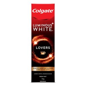 Creme Dental Branqueador Fresh Mint Colgate Luminous White Lovers 70g