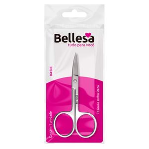 Tesoura de Unha Reta Basic Bellesa