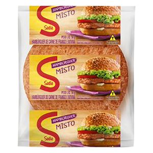 Hambúrguer de Carne de Frango e Bovina Sadia 56g