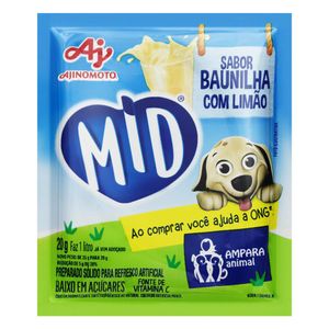 Refresco em Pó Baunilha com Limão Mid 20g