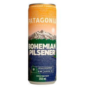 Cerveja Bohemian Pilsener Patagonia Lata 350ml