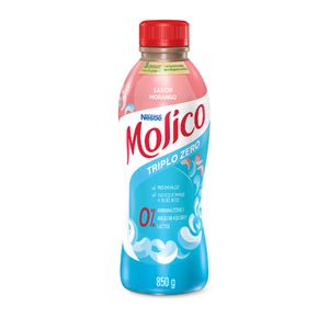 Iogurte Desnatado Sabor Morango Zero Lactose Nestlé Molico Garrafa 850g