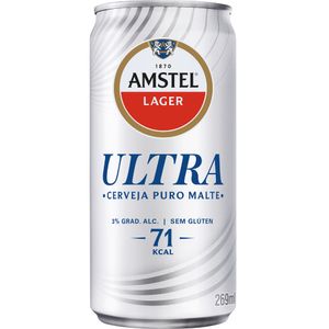 Cerveja Lager Puro Malte Amstel Ultra 269 ml