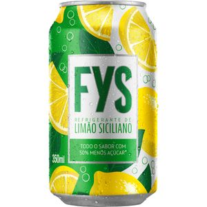 Refrigerante Limão FYs Lata 350ml