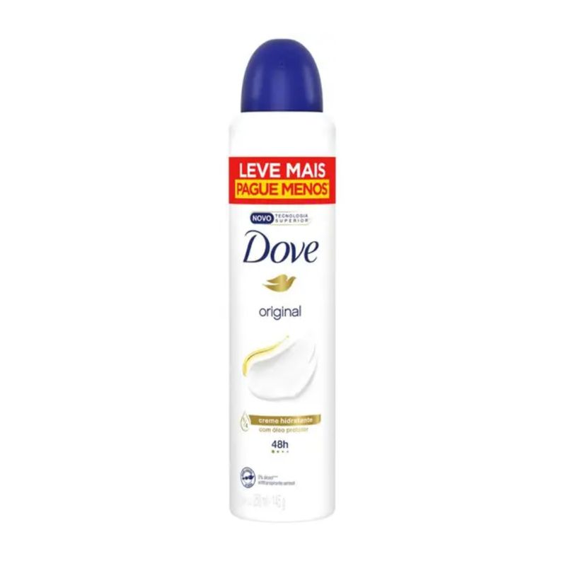 White dove　① Desodorante Aerosol Original Dove 48h 250ml - Supermercado Coop