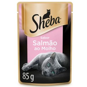 Alimento para Gatos Adultos Sabor Salmão Sheba Sachê 85g