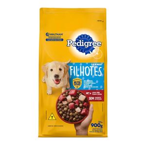 Alimento para Cães Filhores Sabor Carne Frango e Cereais Pedigree 900g
