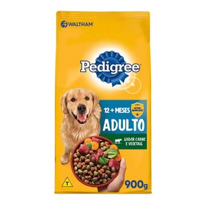 Alimento para Cães Adultos Sabor Carne e Cereais Pedigree 900g