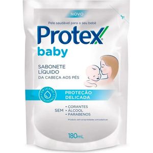 Refil Sabonete Líquido Cabeça aos Pés Protex Baby 180ml