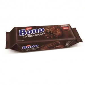 Biscoito Recheado Bono Chocolate Coberto com Chocolate 109g