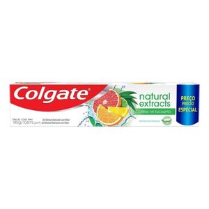 Gel Dental Citrus e Eucalipto Colgate Natural Extracts 140g
