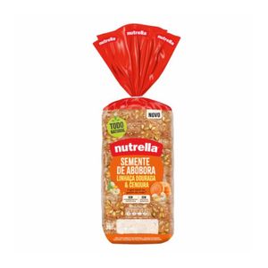 Pão Integral Semente de Abóbora, Linhaça Dourada & Cenoura Nutrella 350g