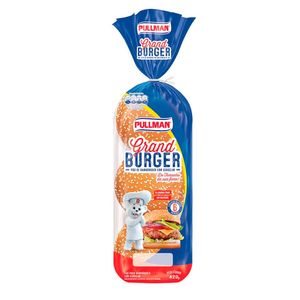 Pão para Hambúrguer com Gergelim Pullman Grand Burger 420g