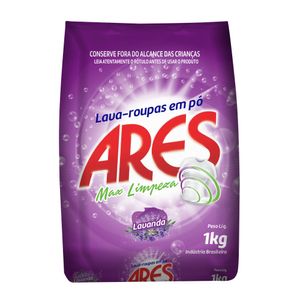 Lava-Roupas em Pó Lavanda Ares 1kg