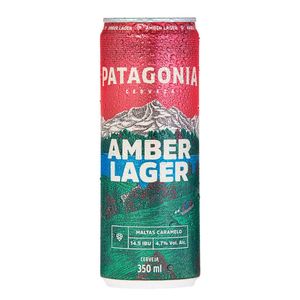 Cerveja Amber Lager Patagonia Lata 350ml