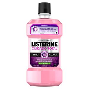 Enxaguante Bucal Listerine Zero Álcool Cuidado Total 500ml