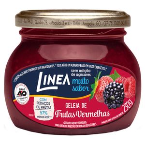 Geleia Linea Zero Açúcar Frutas Vermelhas 230g