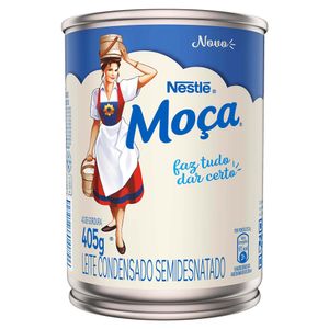 Leite Condensado Nestlé Moça Semidesnatado Lata 405g