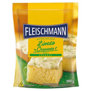 Mistura para Bolo Fleischmann Limão Cremoso 390g