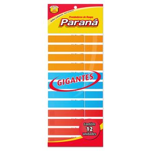 Prendedor para Roupas Paraná Gigante Plástico | Com 12 Unidades
