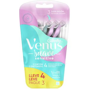 Depilador Gillette Venus Suave Sensitive 4 unidades