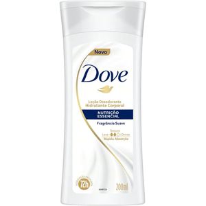 Loção Hidratante Corporal Dove Nutrição Essencial Suave 200ml