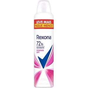 Desodorante Antitranspirante Aerosol Rexona Powder Dry Feminino 72h 250ml
