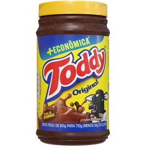 Achocolatado em Pó Toddy Reforçado Pote 750g