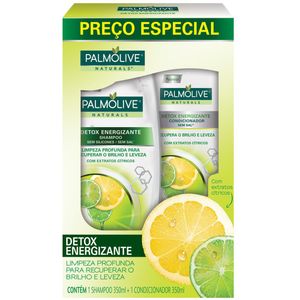 Kit Palmolive Naturals Detox Energizante Shampoo e Condicionador 350ml
