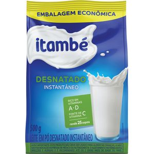 Leite em Pó Itambé Instantâneo Desnatado Sachê 500g