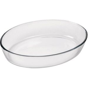Assadeira de Vidro Marinex Oval Pequena 2,4L | Ref:6345