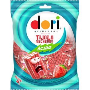 Bala Gelatinosa Dori Regaliz Tijolo 85g