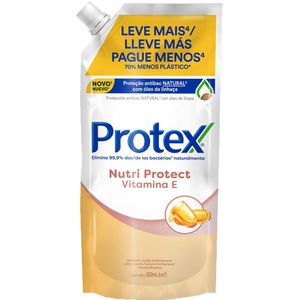 Sabonete Líquido Antibacteriano Protex Vitamina E Refil 500ml
