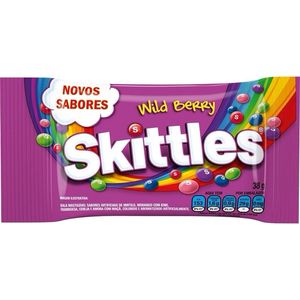Bala Mastigável Skittles Frutas Silvestre 38g