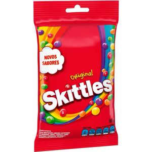 Bala Mastigável Skittles Original 95g
