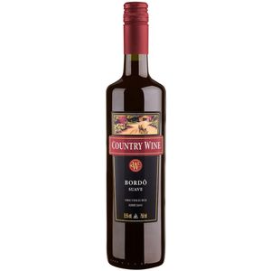 Vinho Nacional Country Wine Bordo Suave 750ml