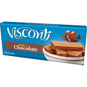 Biscoito Wafer Visconti Chocolate 120g